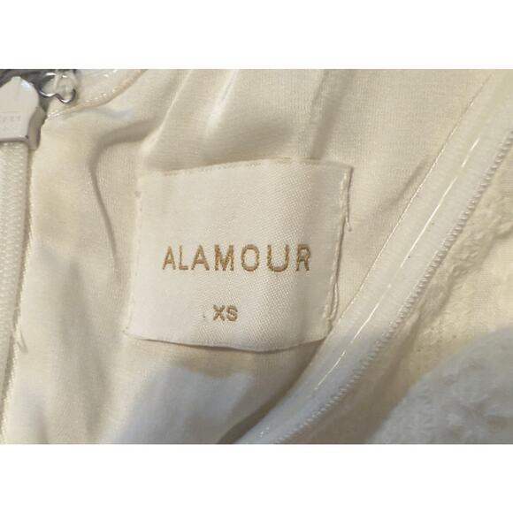 Alamour the Label Lara White Maxi Dress XS $400 - Picture 8 of 11